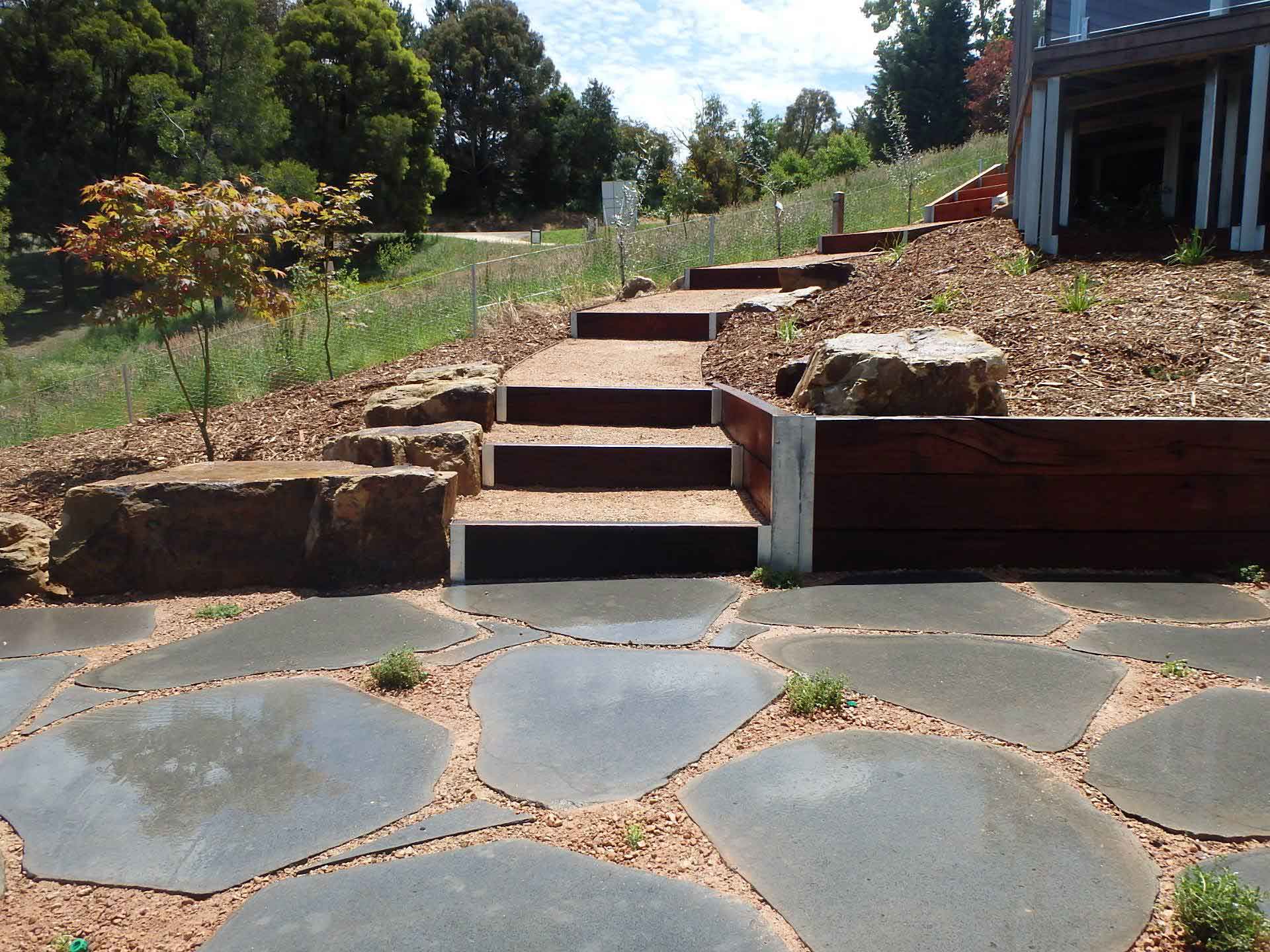 Outdoor Edge Landscapes Daylesford Steps Paving